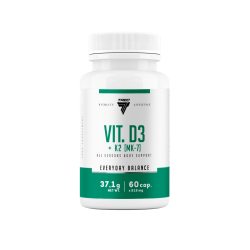 Vit. D3 + K2 [MK-7] 60kaps.