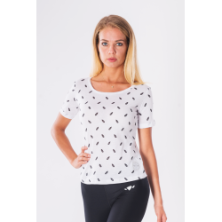 T-Shirt TrecGirl 007 Wings White