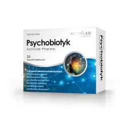 Psychobiotyk - probiotyki na oś mózgowo-jelitową - 20kaps.
