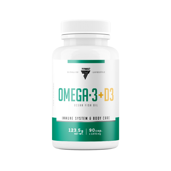 Omega 3 + D3 90kaps.