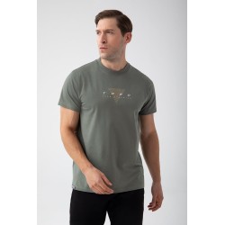 NOWOŚĆ Zielony T-shirt męski TW BASIC TSHIRT 180 M GREEN