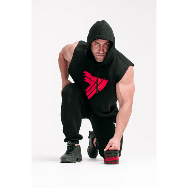 Boogieman Hoodie Sleeveless 120 BLACK