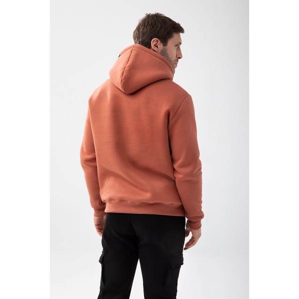 Basic Hoodie 152 T BROWN