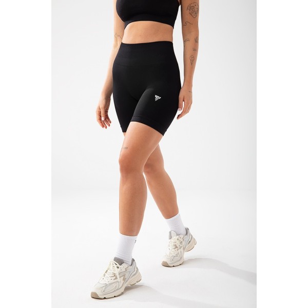 Trecgirl Sport Shorts 160 BLACK - krótkie legginsy damskie czarne