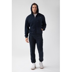 NOWOŚĆ Granatowa bluza rozpinana męska TW BASIC HOODIE ZIP 181 M NAVY