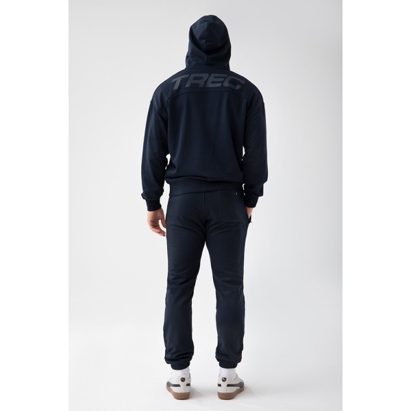 NOWOŚĆ Granatowa bluza rozpinana męska TW BASIC HOODIE ZIP 181 M NAVY