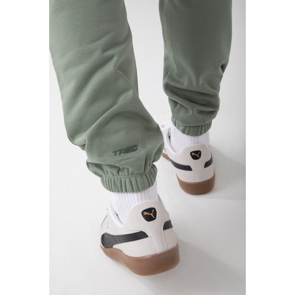 NOWOŚĆ Zielone spodnie dresowe męskie TW BASIC PANTS 180 M GREEN