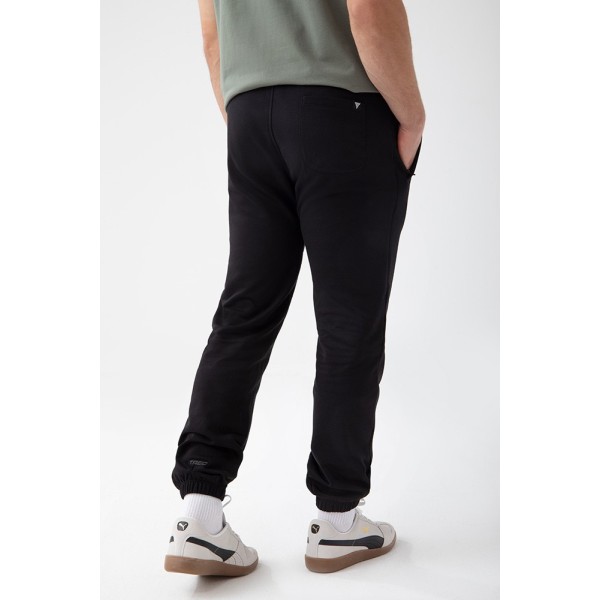 NOWOŚĆ Czarne spodnie dresowe męskie TW BASIC PANTS 182 M BLACK