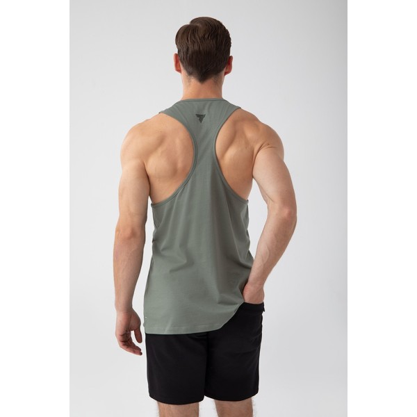 NOWOŚĆ Zielony tank top męski TW BASIC TANK TOP 180 M GREEN