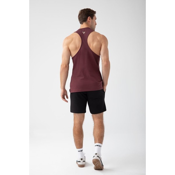 NOWOŚĆ Bordowy tank top męski TW BASIC TANK TOP 181 M BURGUNDY