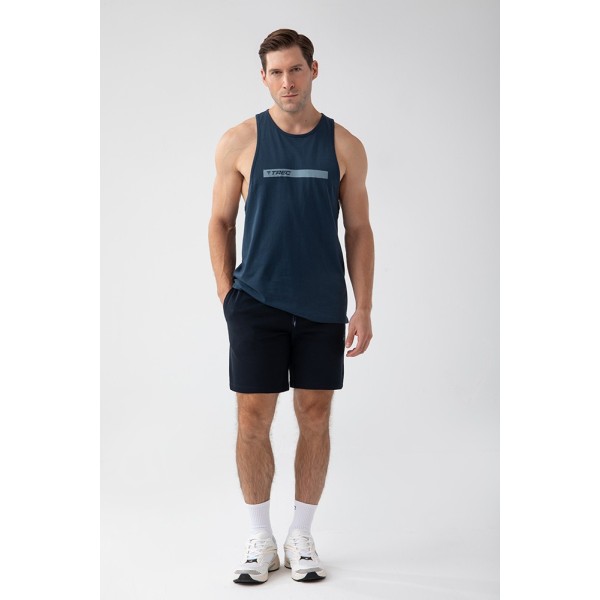 NOWOŚĆ Granatowy tank top męski TW BASIC TANK TOP 181 M NAVY