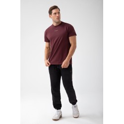 NOWOŚĆ Bordowy T-shirt męski TW BASIC TSHIRT 182 M BURGUNDY