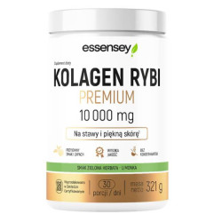 Kolagen Rybi Premium 10 000mg [zielona herbata-limonka] 321g